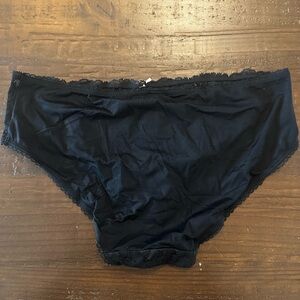 Victoria's Secret Satin & Lace Black Panties - Body by Victoria